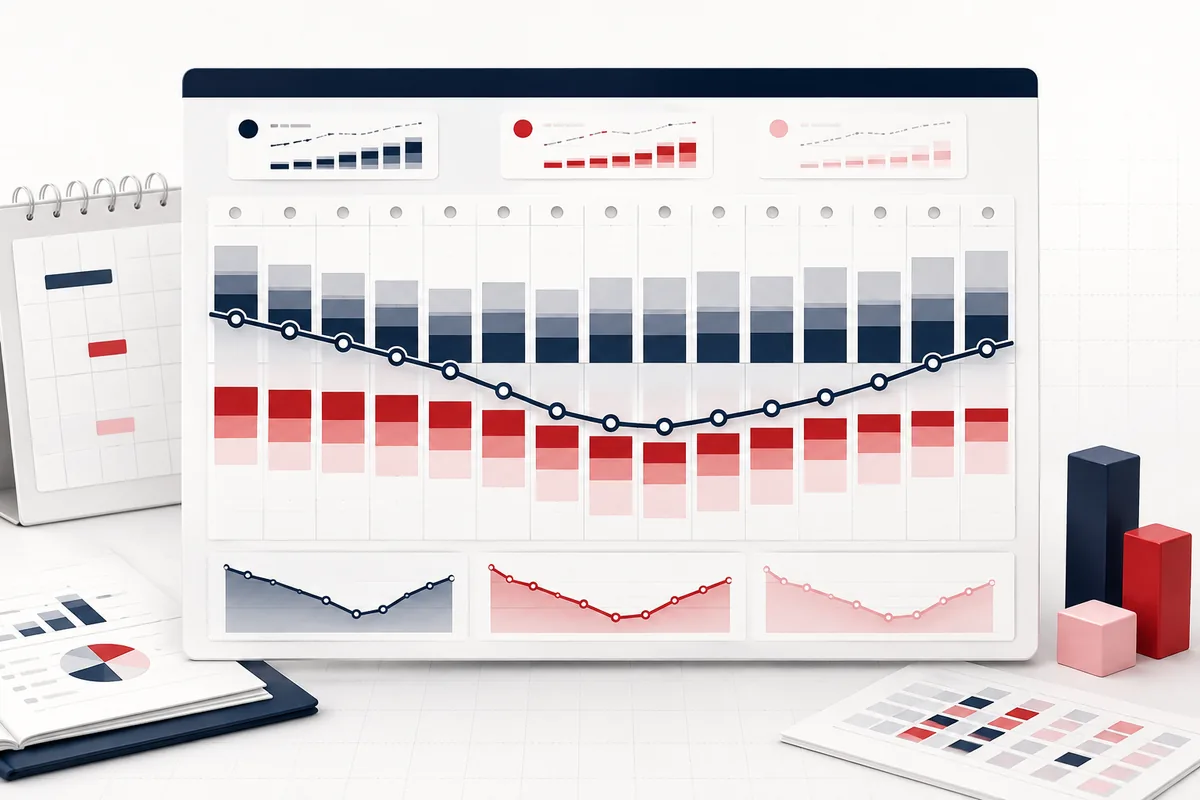 13-Week Cash Flow Forecast Template illustration