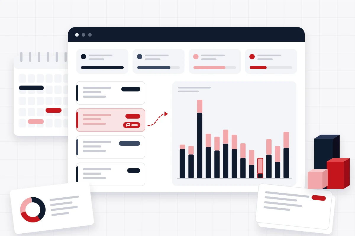 AR Collection Forecast Template illustration