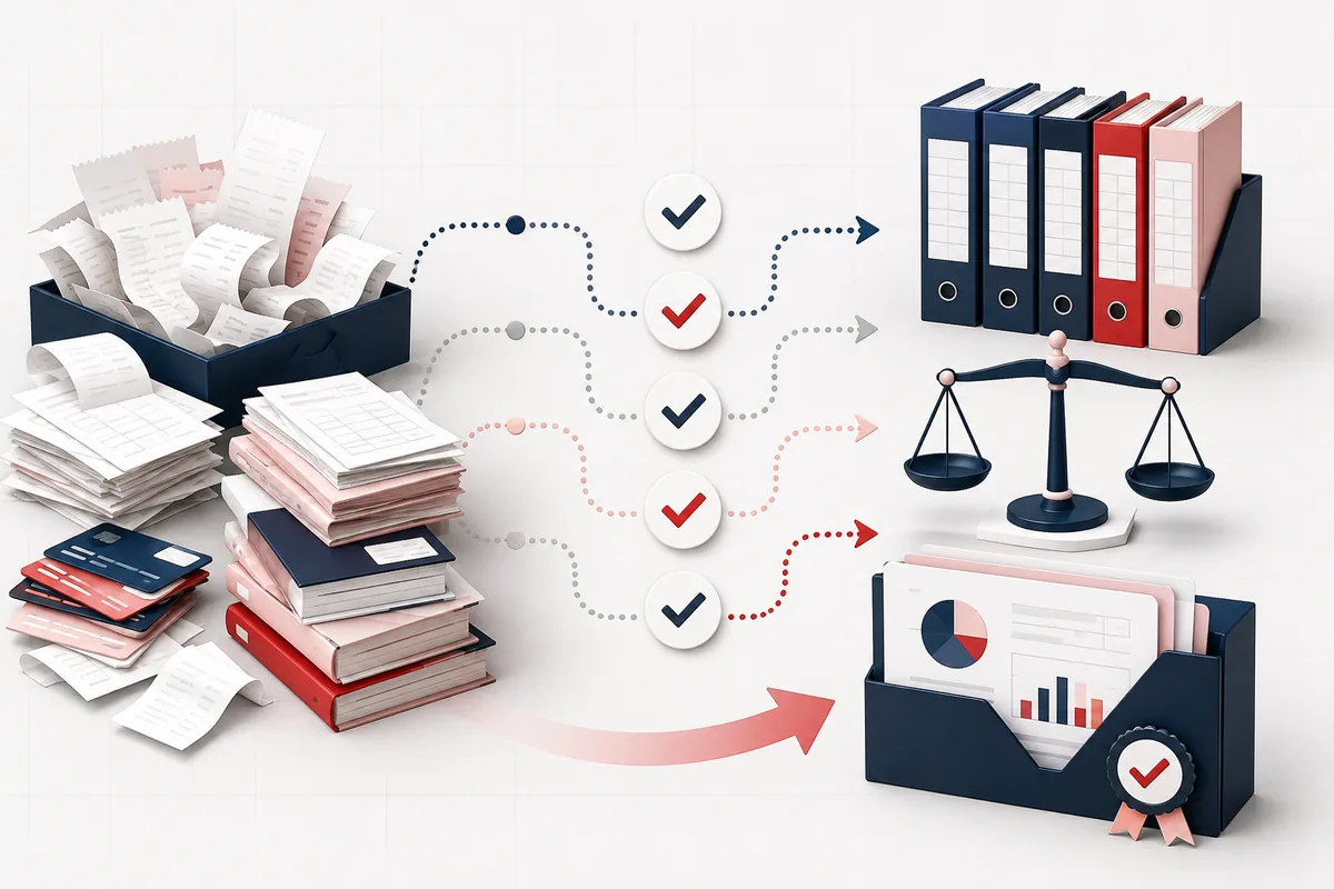 Catch-Up Bookkeeping Cleanup Checklist illustration
